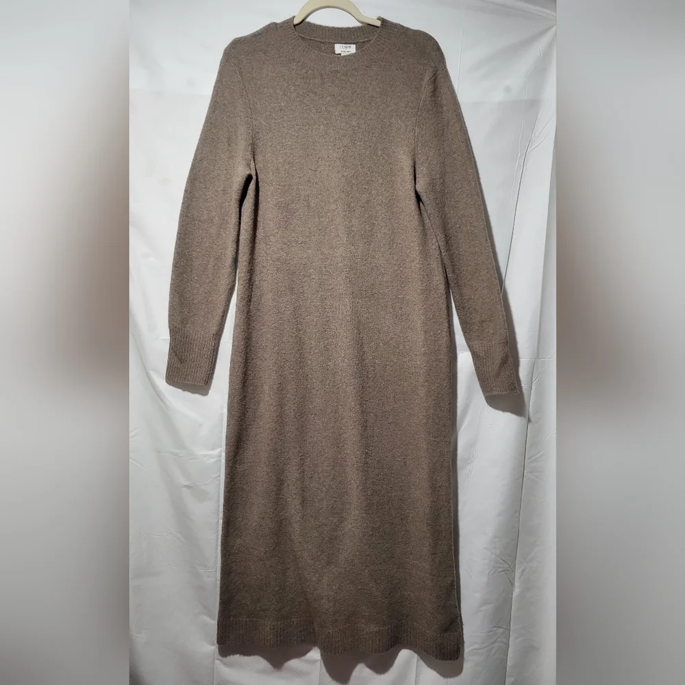 J. Crew Cozy Knit Maxi Sweater-Dress
